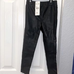 Faux Leather Pants